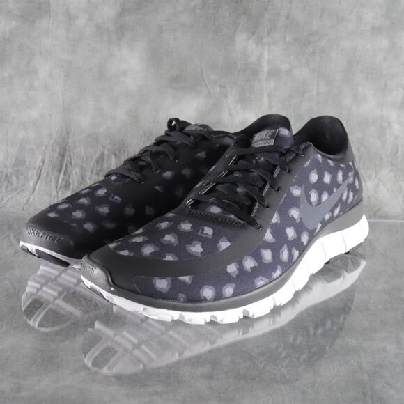 NIB Nike 695168 003 Free 5.0 V4 Black/Gray Running Shoes Women's Size 12 s9069 - Picture 3 of 12